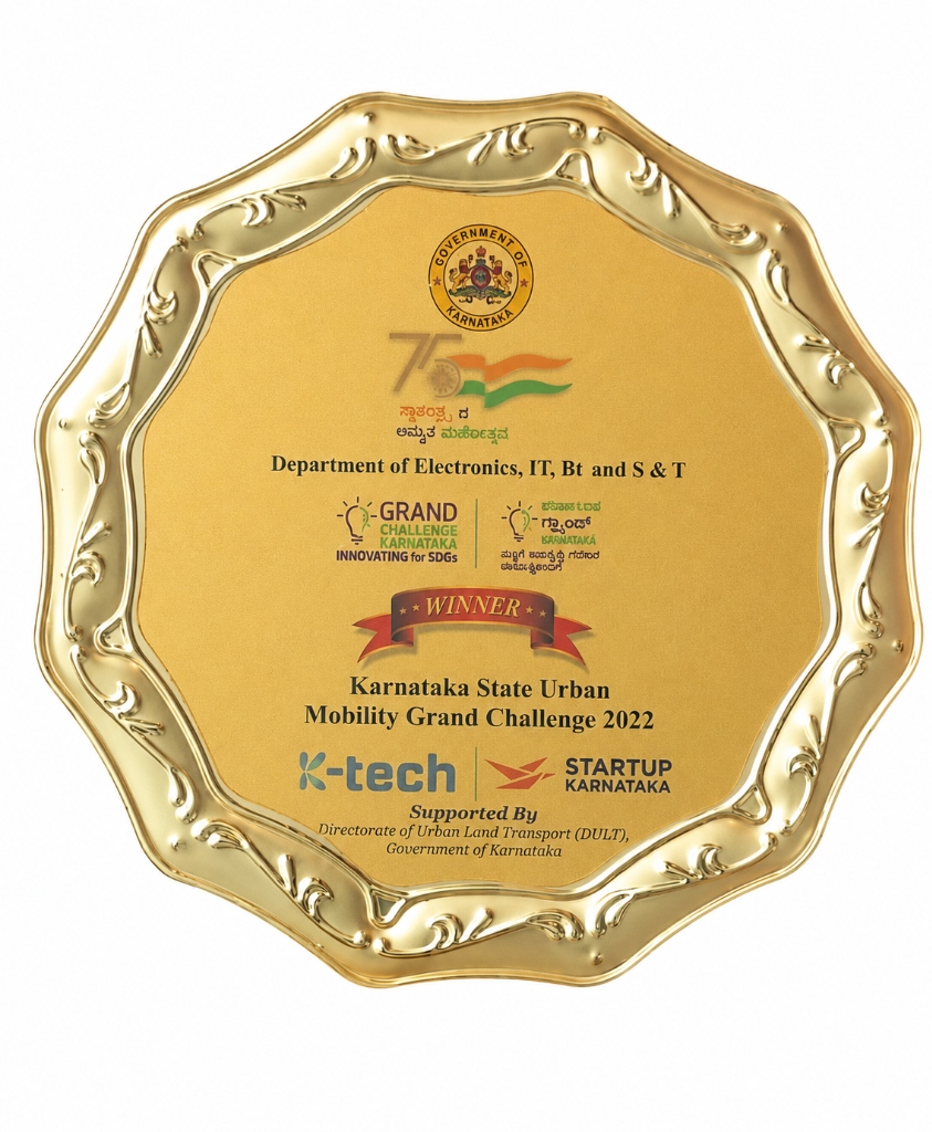 Karnataka State Urban Mobility Grand Challenge Winner